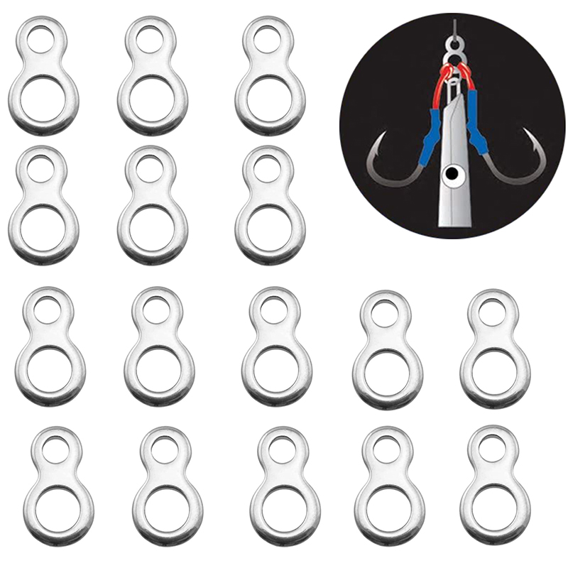 Fishing Lure Accessories - 10-50 adet paslanmaz çelik balıkçılık katı