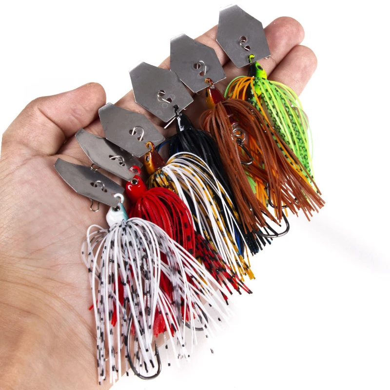 Fishing Lure Spinnerbait - 6 adet/takım Chatterbait Balıkçılık Lures Kiti