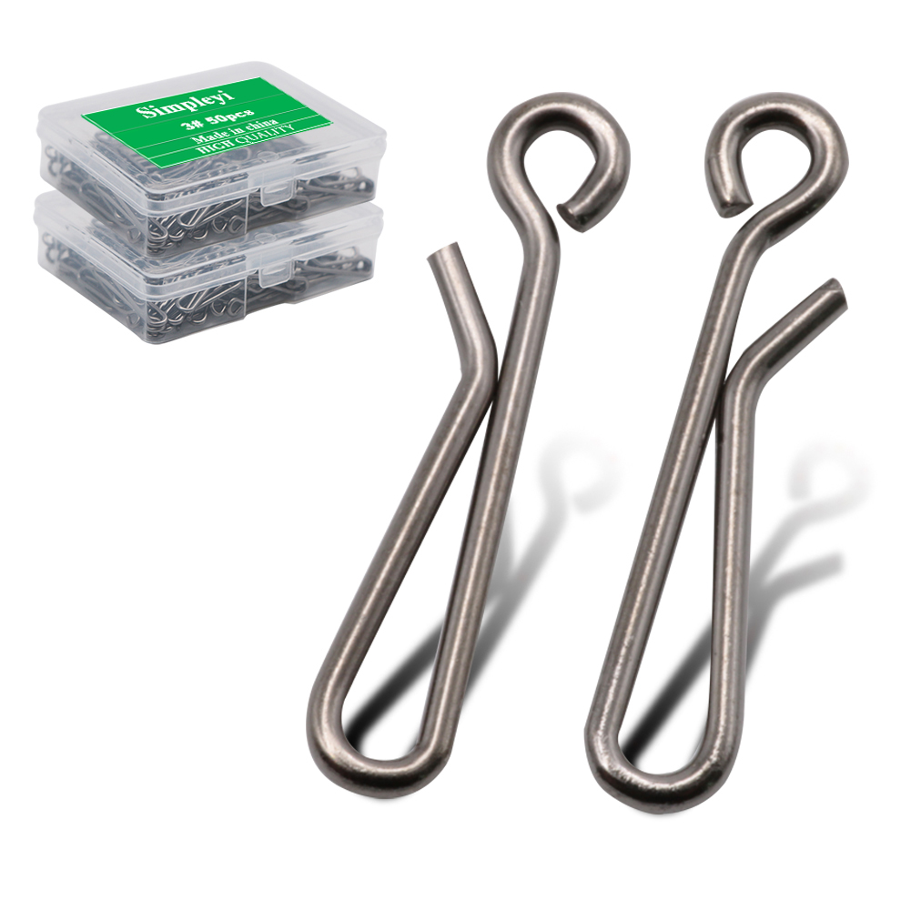 Fishing Lure Accessories - 50 adet/kutu rulman kilit fırdöndü Pin