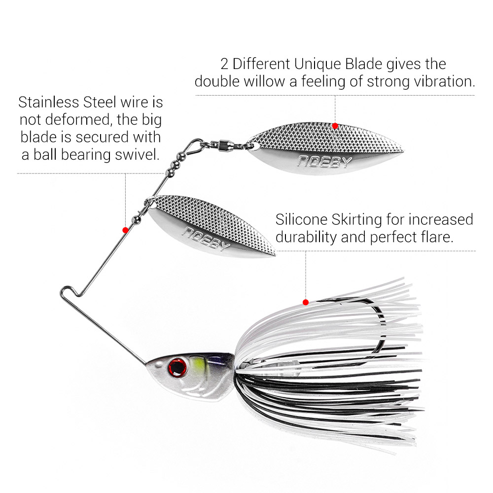 Noeby Spinnerbait 10.5g 14g 21 - Fishing Lure Swimbait incelemesi ve fiyatı