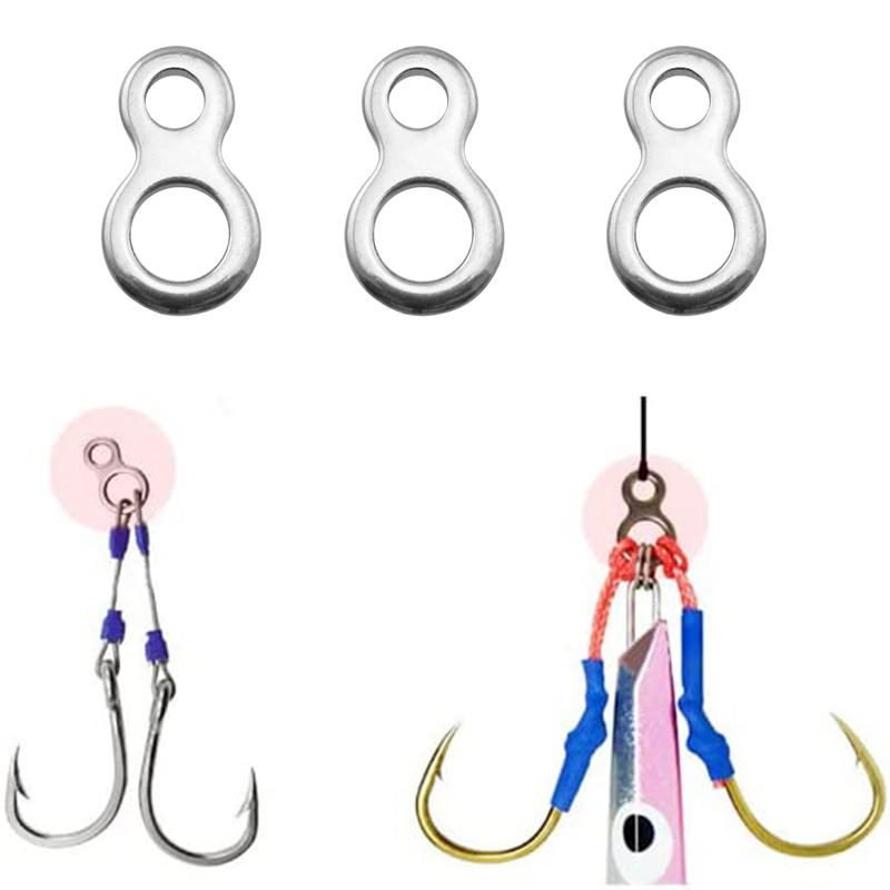 10-50 adet paslanmaz çelik bal - Fishing Lure Accessories incelemesi ve fiyatı