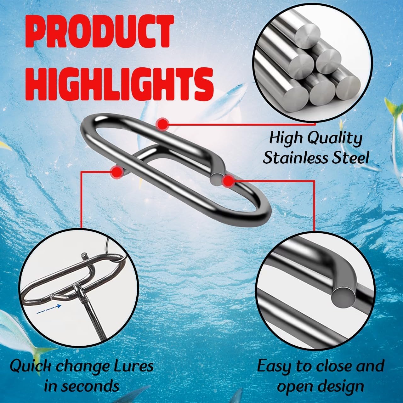 9KM Balıkçılık Klips Seti 110  - Fishing Lure Making Kit incelemesi ve fiyatı