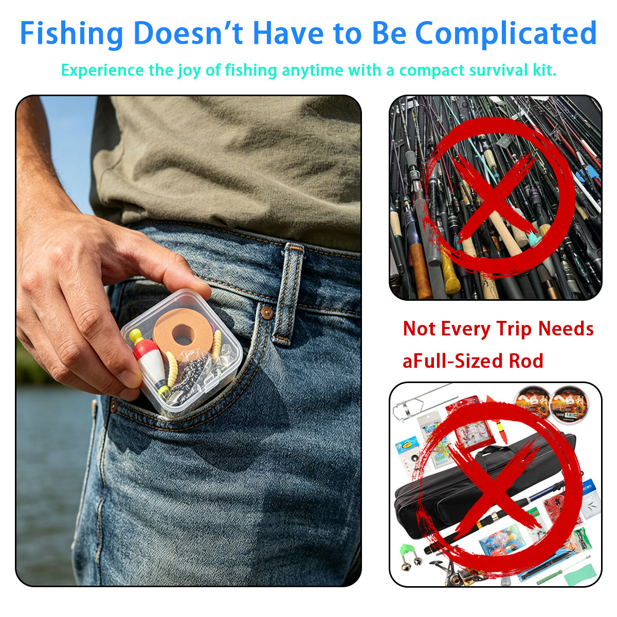 Taşınabilir Acil Durum Balıkçı - Fishing Lure Making Kit incelemesi ve fiyatı