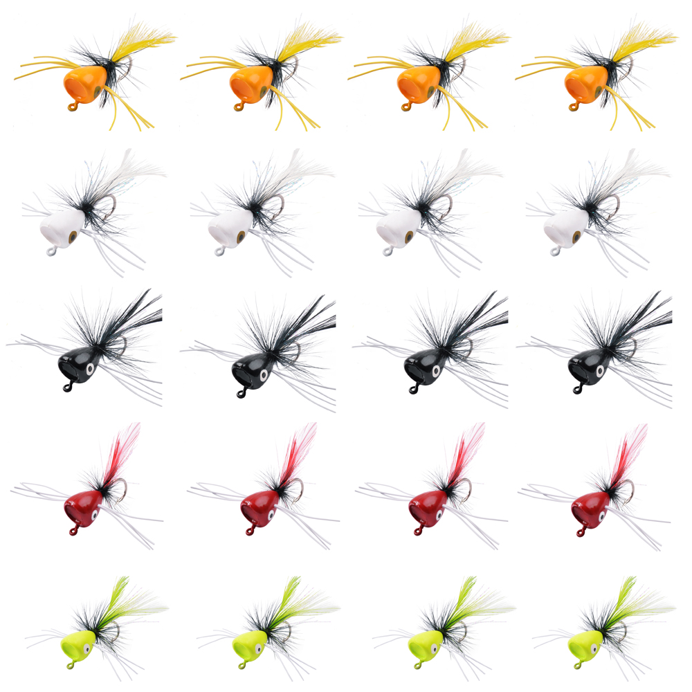 5 adet köpük Fly balıkçılık lu - Fishing Lure Popper incelemesi ve fiyatı